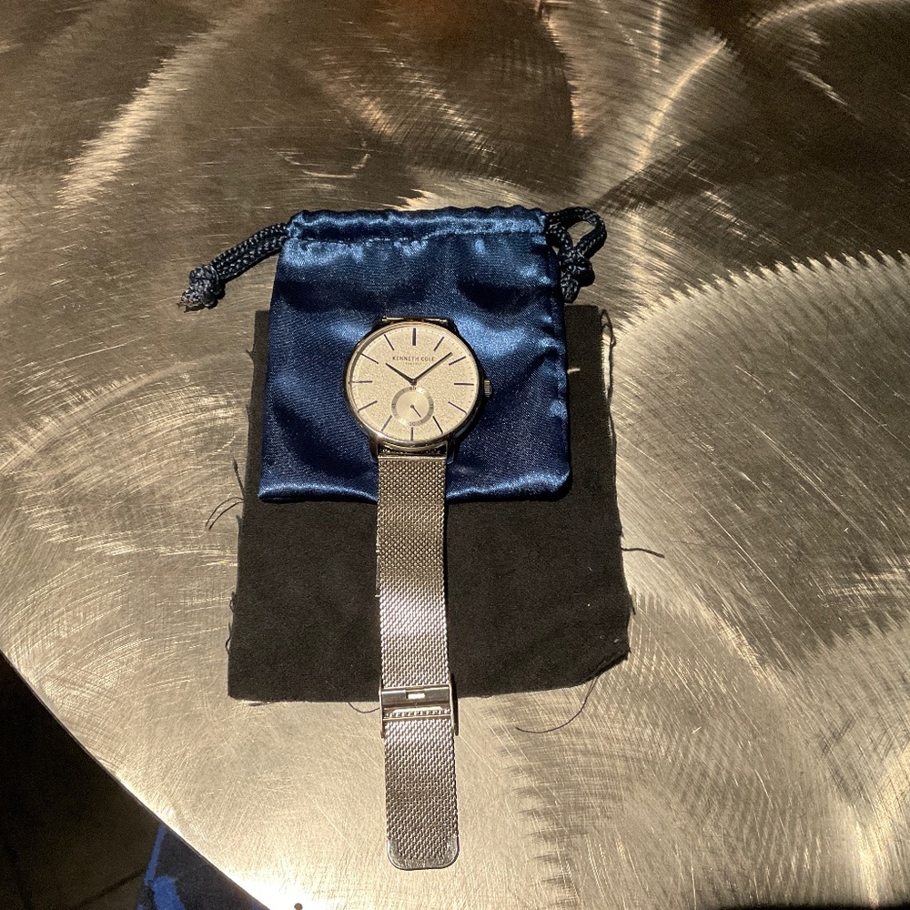 Kenneth Cole NY metal band watch